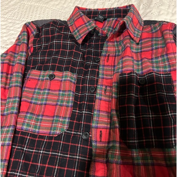 Boys Red Plaid Button Down Art Class Size 8/10 ** EUC** - Picture 1 of 4